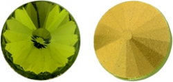 1 Glas-Rivoli Ø 12 mm - Olivine