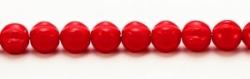 25 Stück Perlen Melone - Ø 6mm Opaque Red