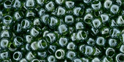 10 g TOHO Seed Beads 11/0 TR-11-0119 - Tr.-Lusterd Olivine