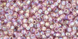 10 g TOHO Seed Beads 11/0 TR-11-0166 - Tr.-Rainbow Lt. Amethyst