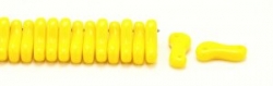 #00.00 - 50 Stück Link Beads 3x10 mm - Yellow Opaque