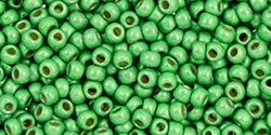 10 g TOHO Seed Beads 11/0 TR-11-PF587 F - Permanent Finish - Matte Galvanized Spring Green (A,C,D)