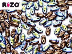 #03.07 10g Rizo-Beads Jet Bronze AB