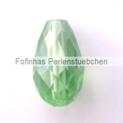 50 facetierter Tropfen 15x10 mm Peridot AB