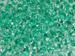 #24.00 - 10 g cz. Farfalle 4x2 mm tr. crystal green-lined