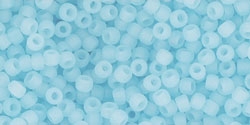 10 g TOHO Seed Beads 11/0 TR-11-0143 F - Ceylon Frosted Aqua