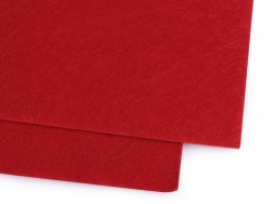 1 Filzmatte ca. 30x40 cm - rot ca. 2,3 - 2,5 mm dick