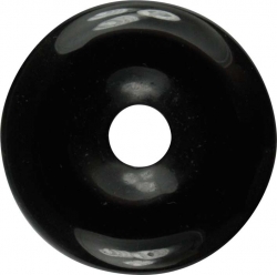 1 Donut onyx poliert - Ø ca. 30 mm