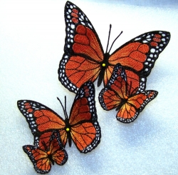 Stickdatei FSL - Schmetterling Monarch  --- Design Pack