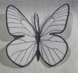 Stickdatei FSL - Schmetterling-Baumweißling - 120x102 mm