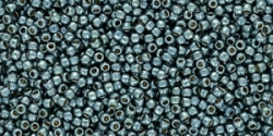 10 g TOHO Seed Beads 11/0 TR-11-PF577 - Permanent Finish - Metallic Sage