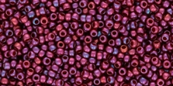 10 g TOHO Seed Beads 11/0 TR-11-0332 F - Gold-Lustered Matte Raspberry