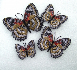 Stickdatei FSL Schmetterling Cethosia Hypsea - Malaiische Florfliege --- Design Pack