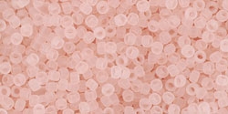 5g TOHO SeedBeads 15/0 TR-15-0011 F - Tr.-Frosted Rosaline