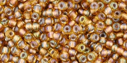 10 g TOHO Seed Beads 11/0 TR-11-0278 - Gold-Lined Rainbow Topaz (E)