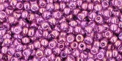 10 g TOHO Seed Beads 11/0 TR-11-0205 - Gold-Lustered Dk Amethyst (C)