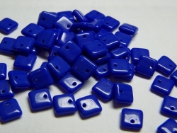 50 Stück Squarelet 6x6 mm opak blau