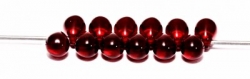 #07 - 20 Glastropfen 5x7mm tr. red