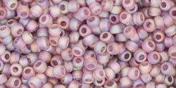 10 g TOHO Seed Beads 11/0 TR-11-0166 F - Tr.-Rainbow-Frosted Lt Amethyst