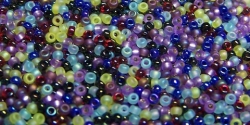 5 Gramm Miyuki Seed Beads 15-Mix 25 Gemtones