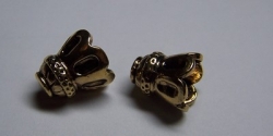 #30.1 - 1 Perlkappe 12,5x12mm altgold