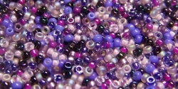 5 Gramm Miyuki Seed Beads 15-Mix 38 Lilacs