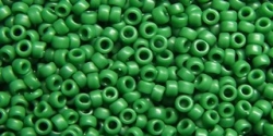 5g TOHO SeedBeads 15/0 TR-15-0047 HF - Opaque-Matte Forest Green