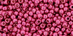 10 g TOHO Seed Beads 11/0 TR-11-PF563 - Permanent Finish - Galvanized Dark Dusty Rose (A,D,C)