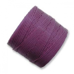 1 Rolle S-Lon Bead Cord Plum