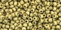 10 g TOHO Seed Beads 11/0 TR-11-PF559 F - Permanent Finish - Galvanized Matte Yellow Gold (A,C,D)