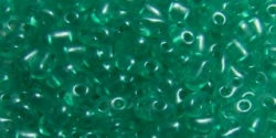 #22 10g Preciosa® TwinBeads green aqua perl