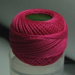 5g Spitzen-Häkelgarn Venus Stärke 70 N°em498 Cranberry Pink