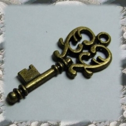 1 Schlüssel 33x14 mm - antikbronze