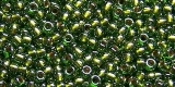 10 g TOHO Seed Beads 11/0 TR-11-1007 - Silver-Lined Luster Olive (E)