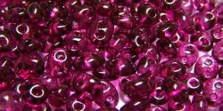 #85 10g Preciosa® TwinBeads tr. fuchsia S/L