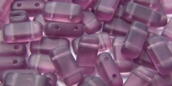 #05.01 - 20 Stück Two-Hole Brick 4x8mm - amethyst matt