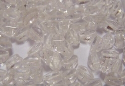 #10 - 50 Stck. Pinch-Bead 5x3mm - crystal