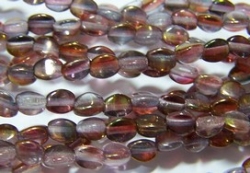 #31 - 50 Stck. Pinch-Bead 5x3mm - luster - smoky rose gold