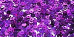 5 Gramm Pailletten 3mm Laser - violett