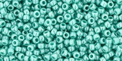 5g TOHO SeedBeads 15/0 TR-15-0132 - Opaque-Lustered Turquoise