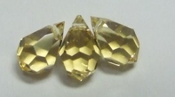 1 facetierter Tropfen 6x10 mm Lt Colorado Topaz