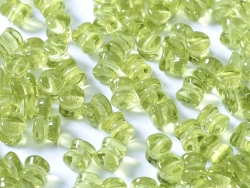 #23 - 25 Stck. PRECIOSA Pellet™ 4x6 mm olivine