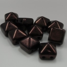 #08 - 10 Two-Hole Pyramid 8x8mm - jet vega