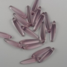 #01 - 20 Stck. Thorn Beads 5x16mm amethyst