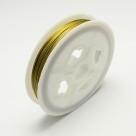 1 Rolle Tiger Tail nylonummantelt 0,38 mm - gold - 60m