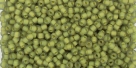 10 g TOHO Seed Beads 11/0 TR-11-0246 F - Inside-Color Matte Luster Black Diamond/Opaque Yellow (E)