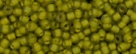 10 g TOHO Seed Beads 11/0 TR-11-0246 F - Inside-Color Matte Luster Black Diamond/Opaque Yellow (E)