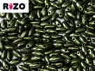 #03.06 10g Rizo-Beads jet red luster (green metallic)