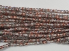 #61 - 1 Strang Perlen Ø 2 mm rund - crystal copper rainbow