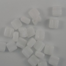 #04 - 25 Stck. H-Tile Beads 6mm - white alabaster